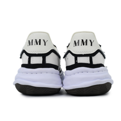 Maison Mihara Yasuhiro Blakey Men's White Black Canvas OG Sole Sneakers