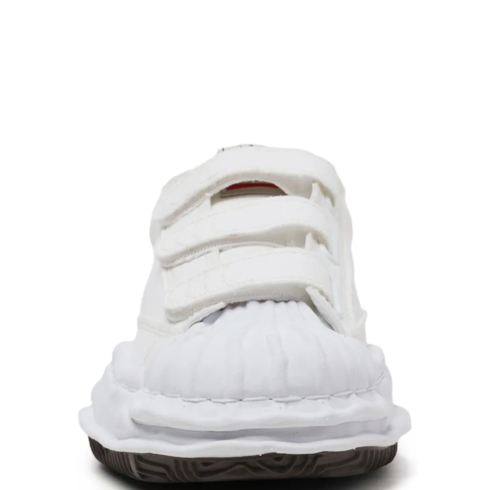 Maison Mihara Yasuhiro Blakey Men's White Black Canvas Touch-Strap Sneakers
