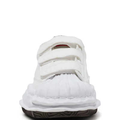 Maison Mihara Yasuhiro Blakey Men's White Black Canvas Touch-Strap Sneakers