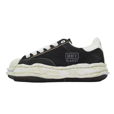 Maison Mihara Yasuhiro Blakey OG Dyed Sole Black White Low-Top Sneakers