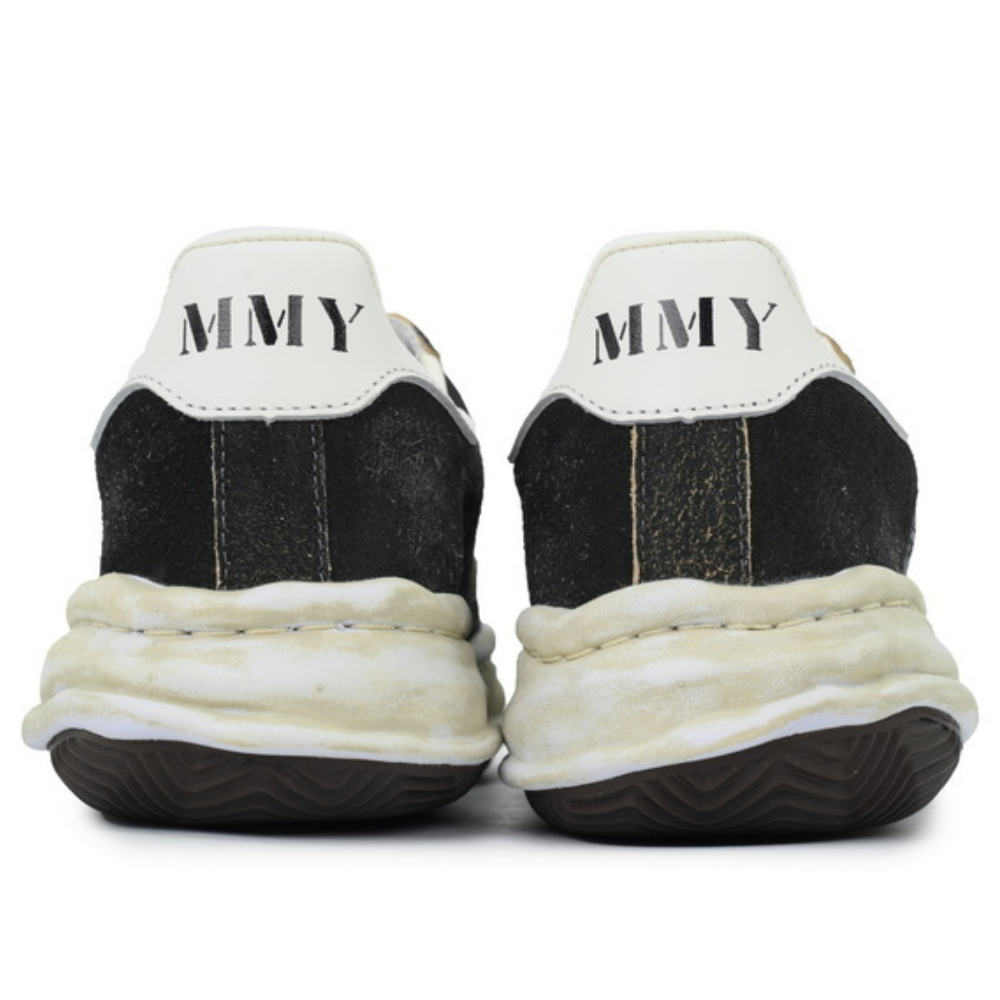 Maison Mihara Yasuhiro Blakey OG Dyed Sole Black White Low-Top Sneakers