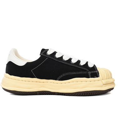 Maison Mihara Yasuhiro Blakey OG Sole Black Vintage Canvas Low-Top Sneakers