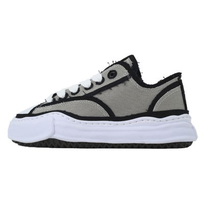 Maison Mihara Yasuhiro Grey Green Canvas Low-Top Sneakers