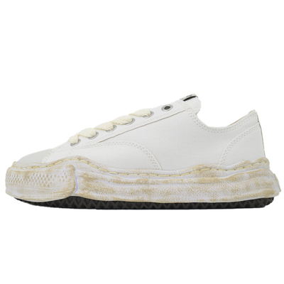 Maison Mihara Yasuhiro Hank Men's White Canvas OG Sole Low-Top Sneakers