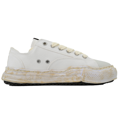 Maison Mihara Yasuhiro Hank Men's White Canvas OG Sole Low-Top Sneakers