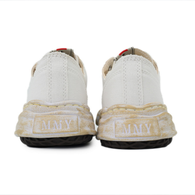 Maison Mihara Yasuhiro Hank Men's White Canvas OG Sole Low-Top Sneakers