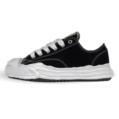 Maison Mihara Yasuhiro Hank OG Sole Black Canvas Low-Top Sneakers