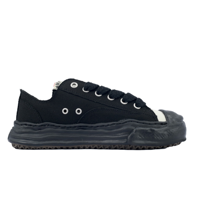 Maison Mihara Yasuhiro Hank OG Sole Black Canvas Low-Top Sneakers
