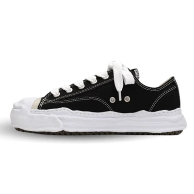 Maison Mihara Yasuhiro Hank OG Sole Black Canvas Low-Top Sneakers