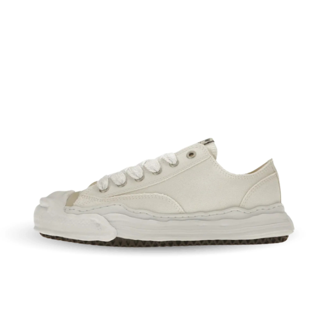 Maison Mihara Yasuhiro Hank OG Sole White Canvas Low-Top Sneakers