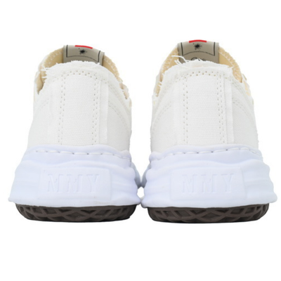 Maison Mihara Yasuhiro Hank OG Sole White Leather Low-Top Sneakers
