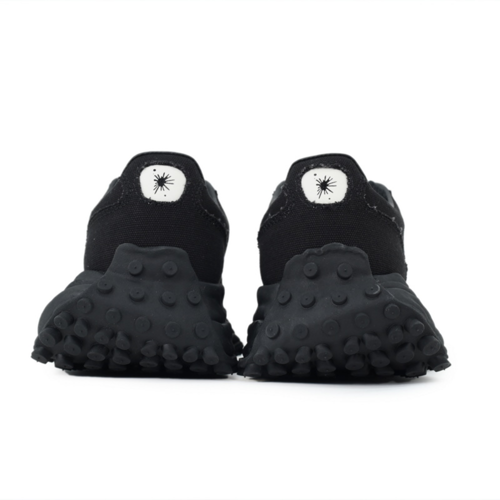 Maison Mihara Yasuhiro Larry OG Sole Black Canvas Low-Top Sneakers