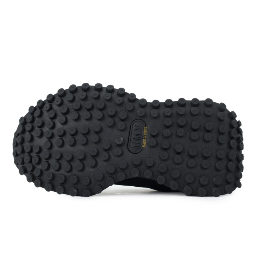 Maison Mihara Yasuhiro Larry OG Sole Black Canvas Low-Top Sneakers