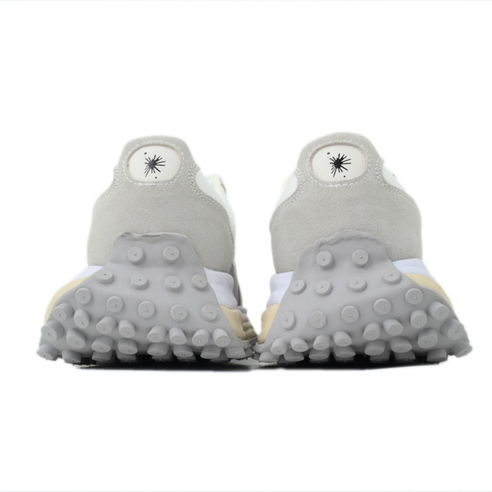 Maison Mihara Yasuhiro Larry OG Sole White Grey Mixed-Material Low-Top Sneakers