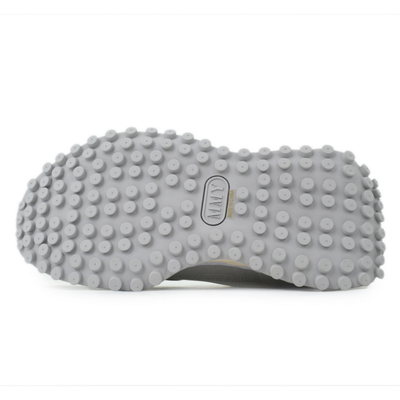 Maison Mihara Yasuhiro Larry OG Sole White Grey Mixed-Material Low-Top Sneakers
