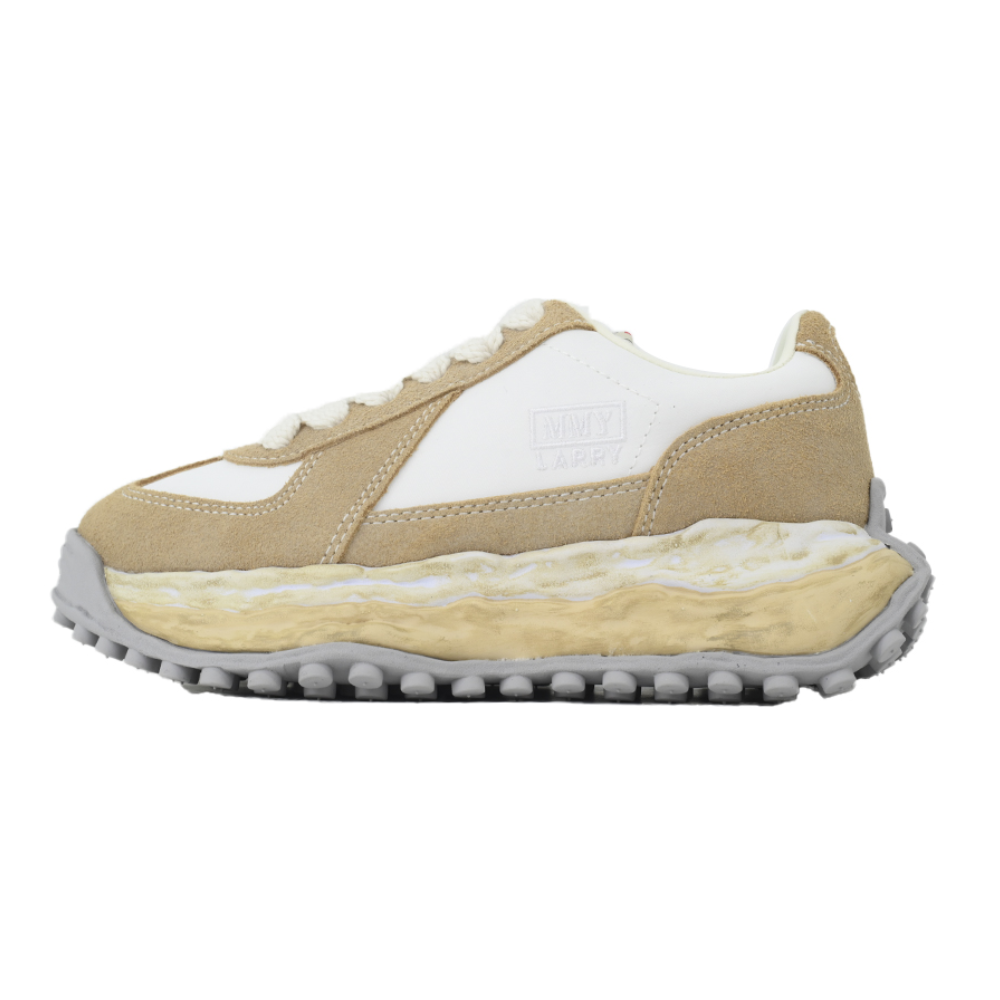 Maison Mihara Yasuhiro Larry Vintage Low White Beige Suede Nylon OG Sole Sneakers