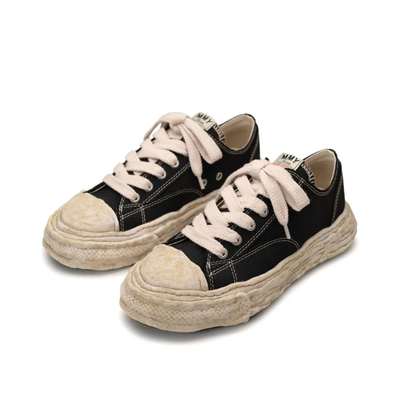 Maison Mihara Yasuhiro Peterson 23 Men's Black Canvas OG Sole Sneakers