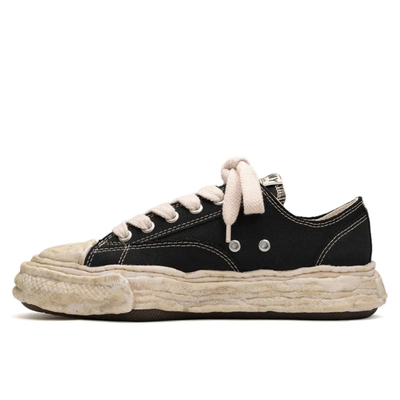 Maison Mihara Yasuhiro Peterson 23 Men's Black Canvas OG Sole Sneakers