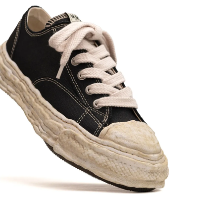 Maison Mihara Yasuhiro Peterson 23 Men's Black Canvas OG Sole Sneakers