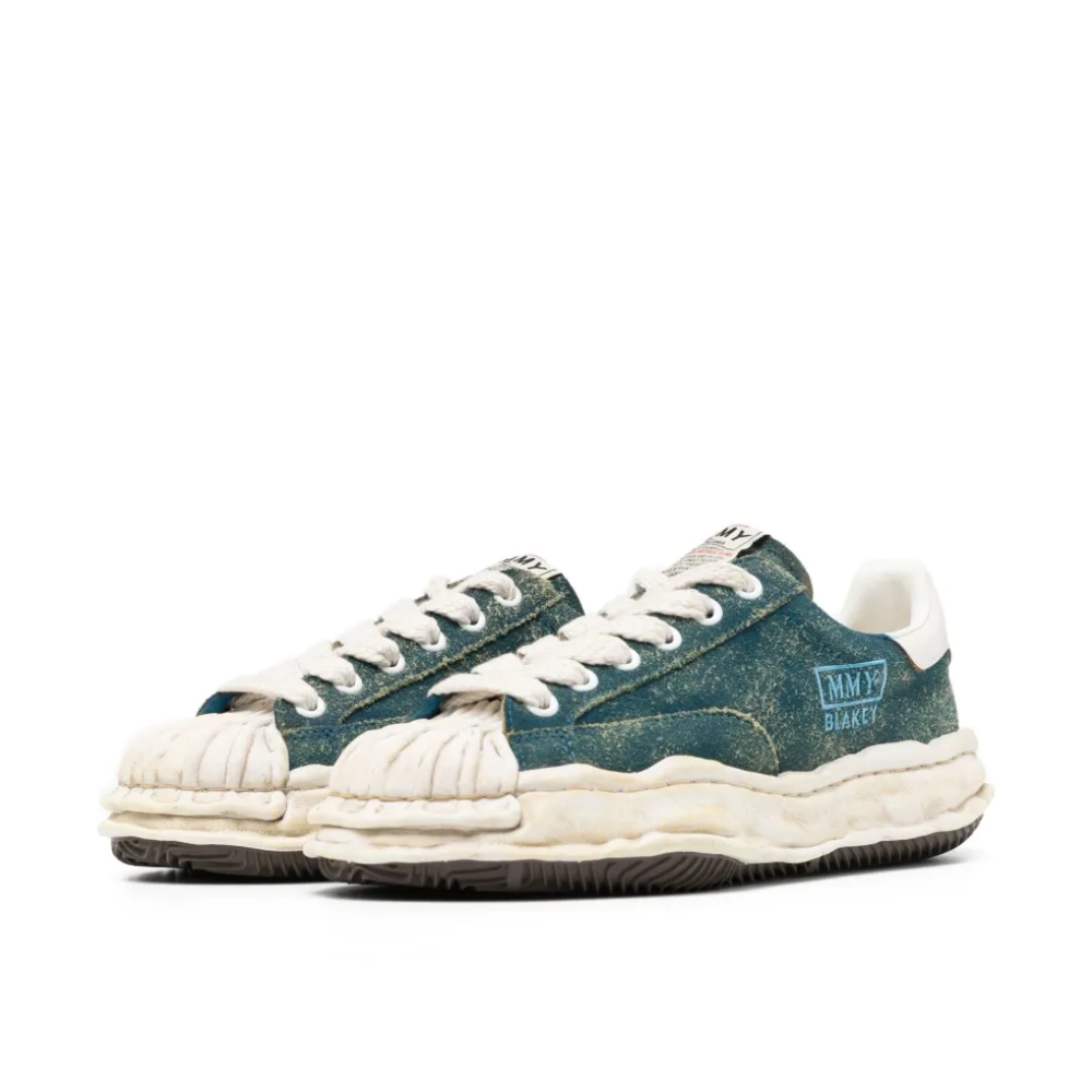 Maison Mihara Yasuhiro Peterson 23 Men's Green Canvas OG Sole Sneakers