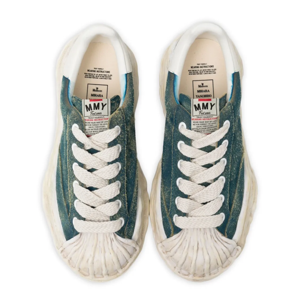 Maison Mihara Yasuhiro Peterson 23 Men's Green Canvas OG Sole Sneakers