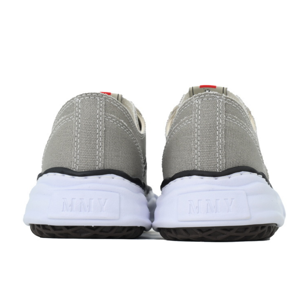 Maison Mihara Yasuhiro Peterson Grey Canvas Low-Top Sneakers