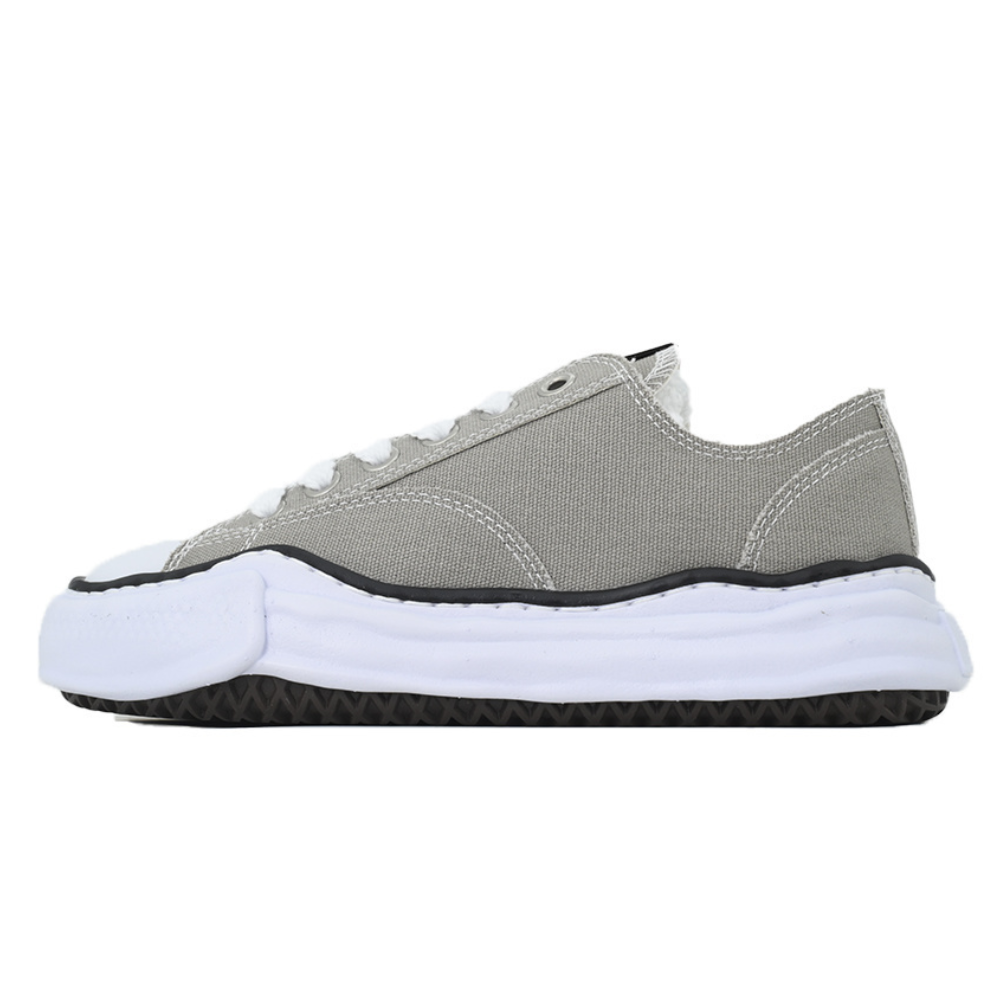 Maison Mihara Yasuhiro Peterson Grey Canvas Low-Top Sneakers