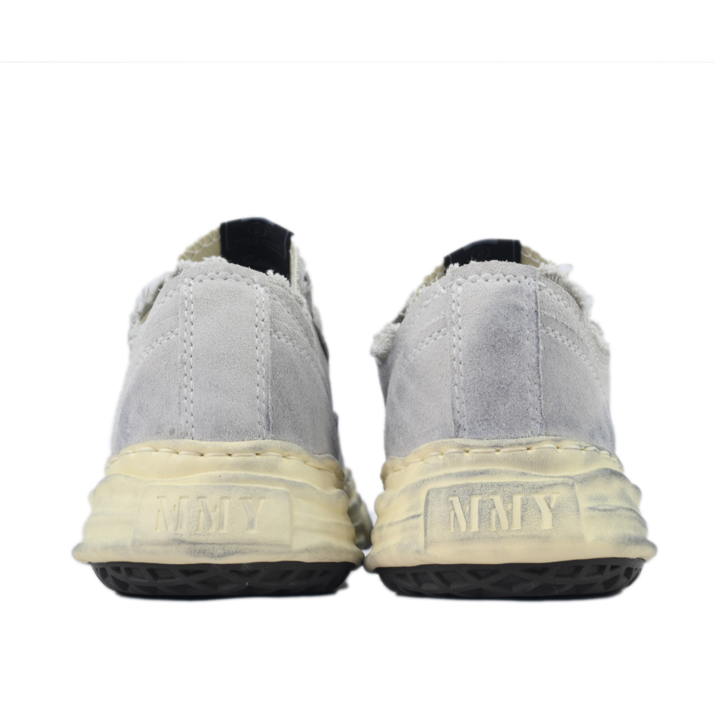 Maison Mihara Yasuhiro Peterson OG Sole Grey Suede Low-Top Sneakers