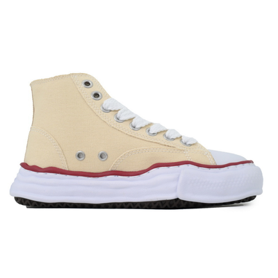 Maison Mihara Yasuhiro Peterson OG Sole Men's Natural Canvas High-Top Sneakers