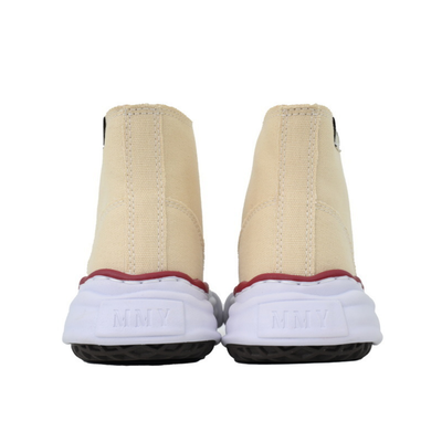 Maison Mihara Yasuhiro Peterson OG Sole Men's Natural Canvas High-Top Sneakers