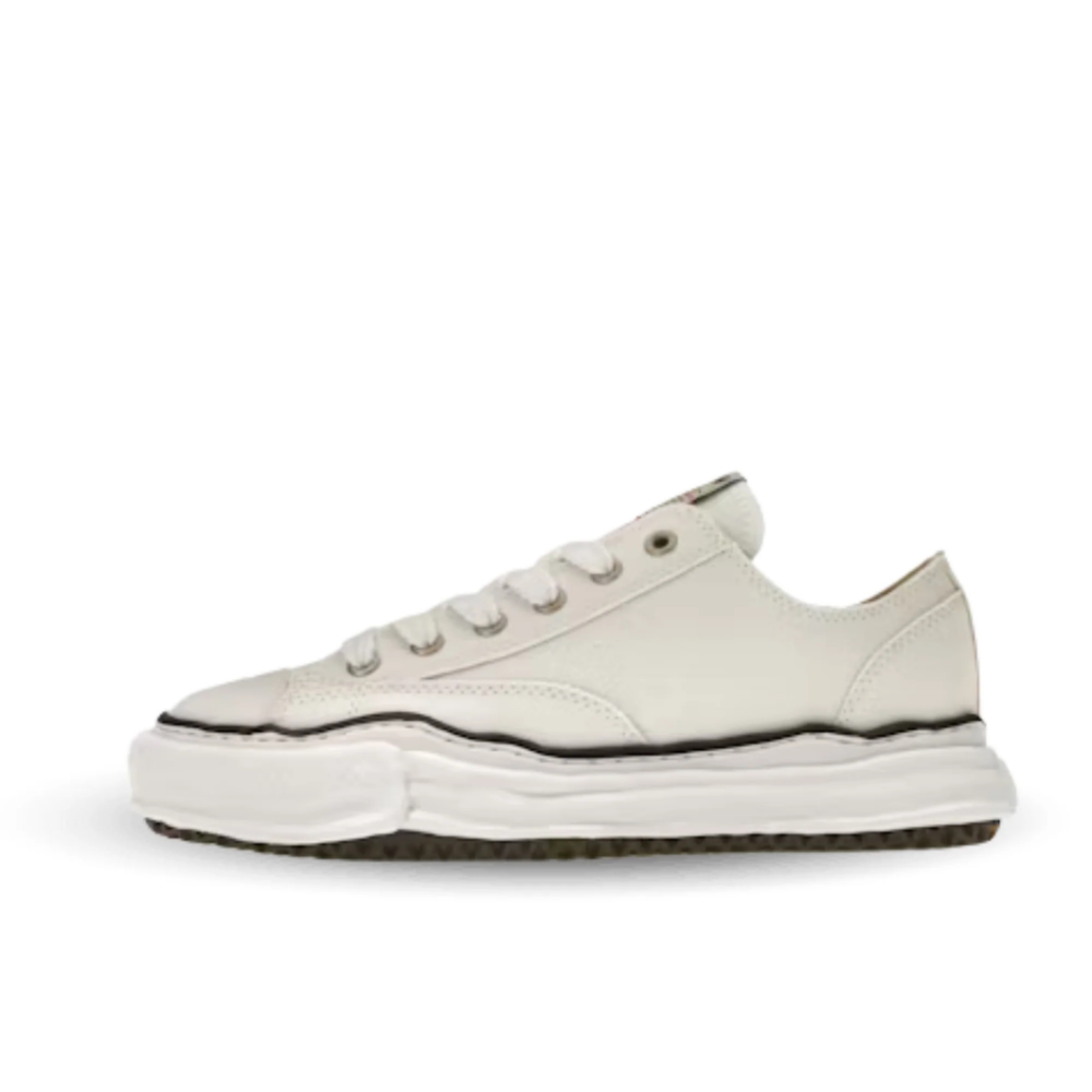 Maison Mihara Yasuhiro Peterson OG Sole White Canvas Low-Top Sneakers