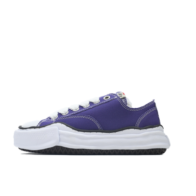 Maison Mihara Yasuhiro Peterson Original Men's Purple White Canvas Low-Top Sneakers