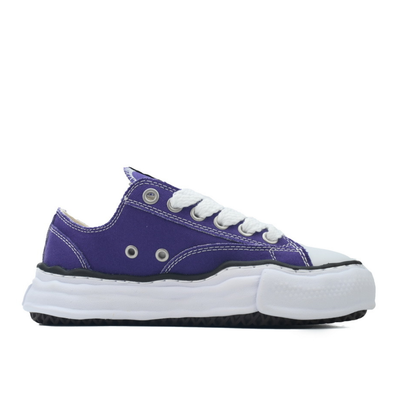 Maison Mihara Yasuhiro Peterson Original Men's Purple White Canvas Low-Top Sneakers