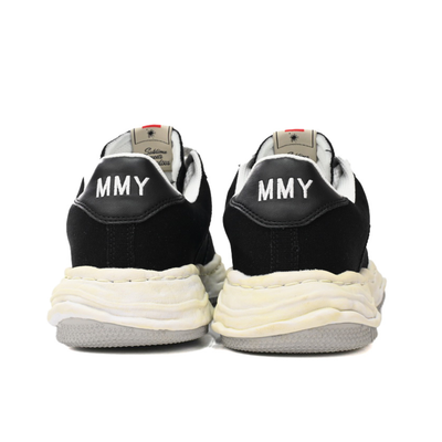 Maison Mihara Yasuhiro Wayne Black White Canvas Low-Top Sneakers
