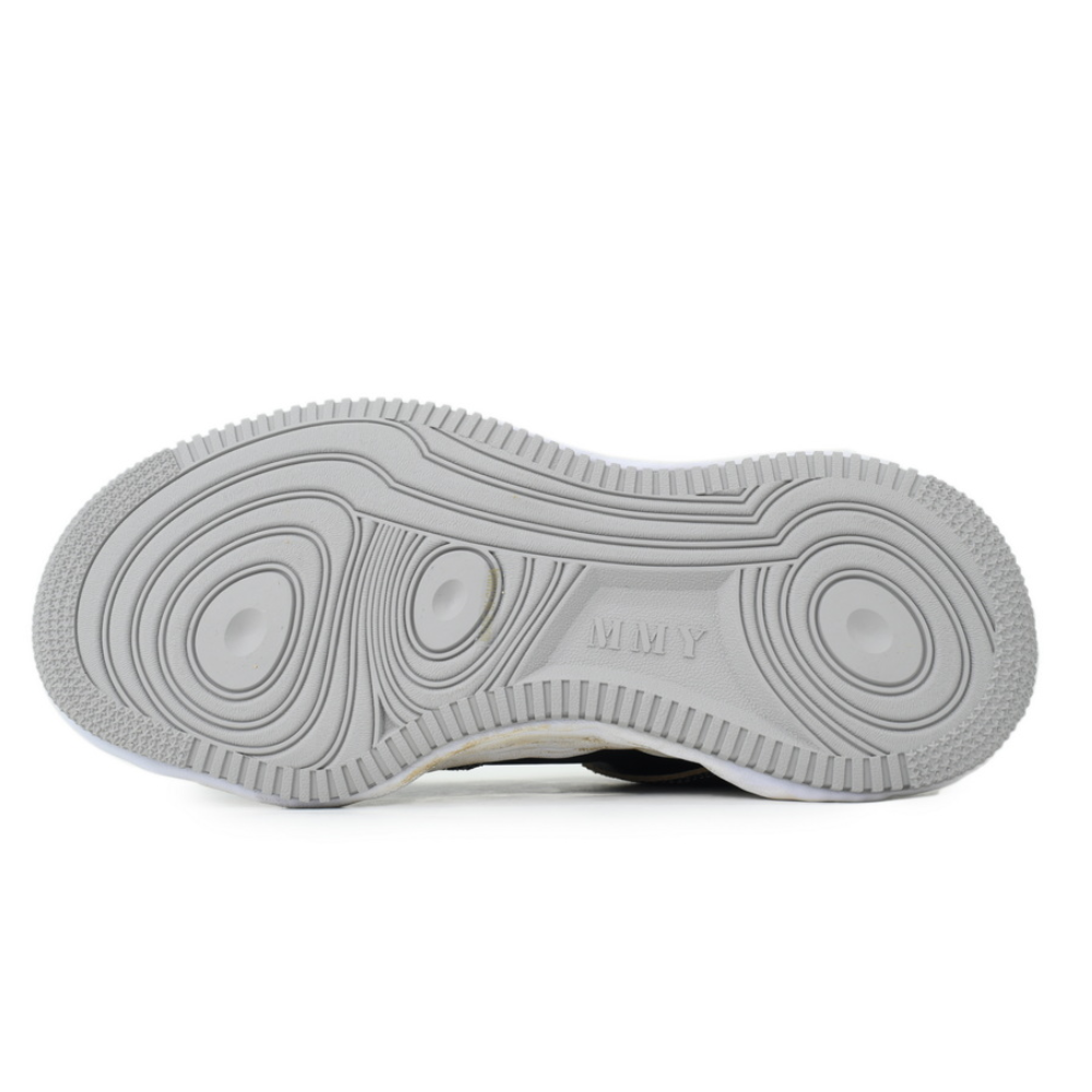 Maison Mihara Yasuhiro Wayne OG Sole Black Grey Leather Low-Top Sneakers