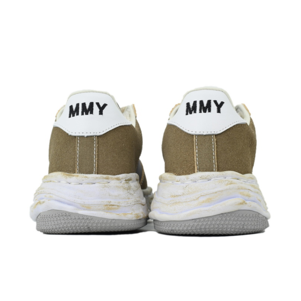 Maison Mihara Yasuhiro Wayne Women's Grey White Leather OG Sole Sneakers