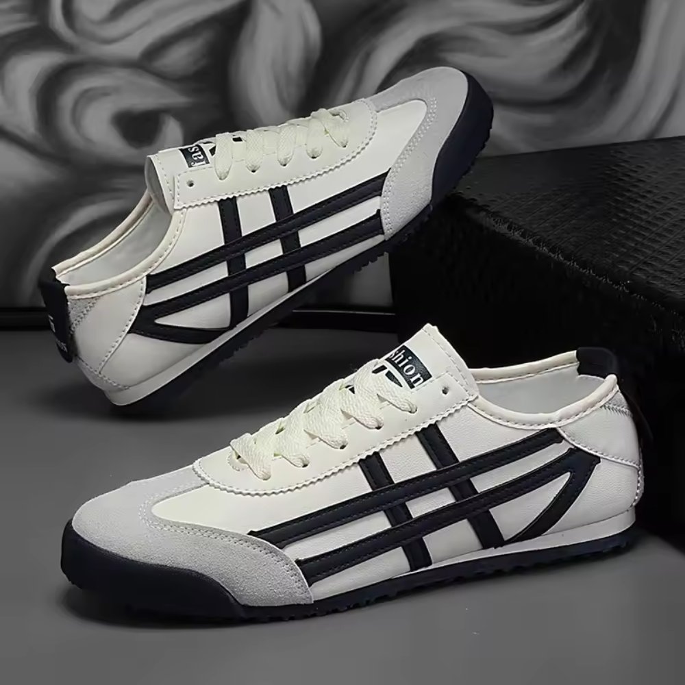 Retro Cloth Tiger Sneakers for Men | Casual Style