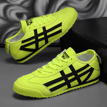 Retro Cloth Tiger Sneakers for Men | Casual Style