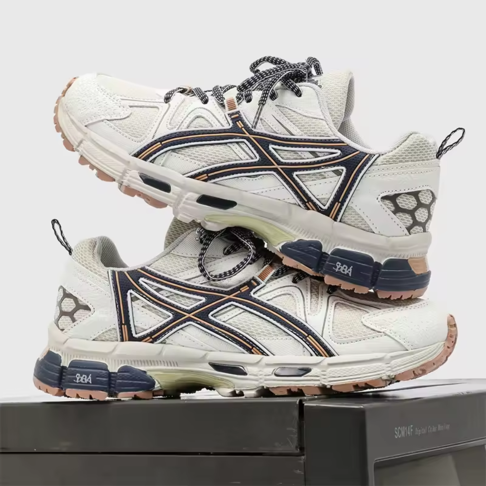 Retro Balance Lace-Up Running Sneakers for Men | Outdoor Walking