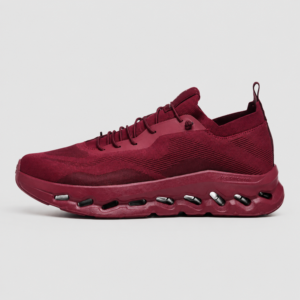 Men Retro Sneaker - Lace Up Multi Panel Casual Trainers