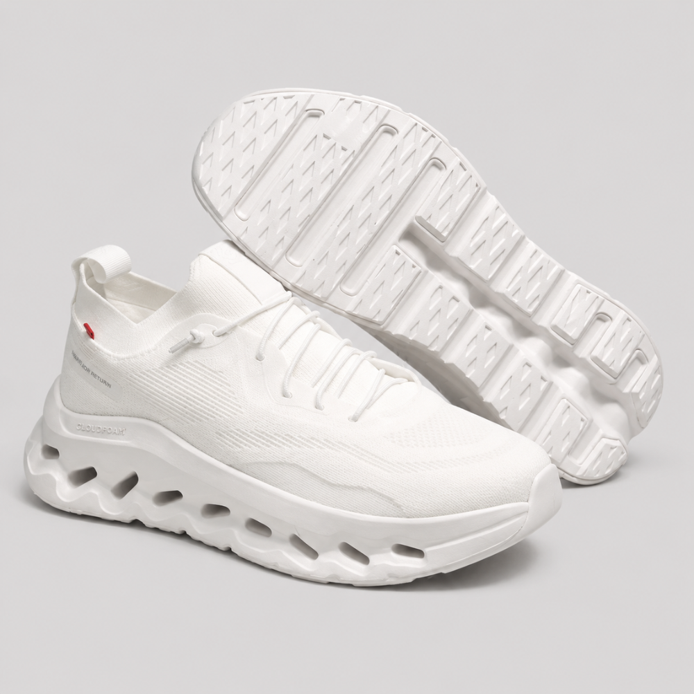 Men Retro Sneaker - Lace Up Multi Panel Casual Trainers