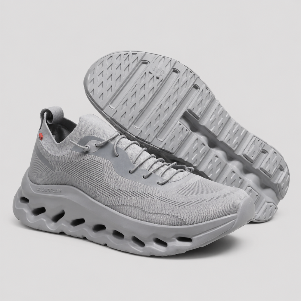 Men Retro Sneaker - Lace Up Multi Panel Casual Trainers