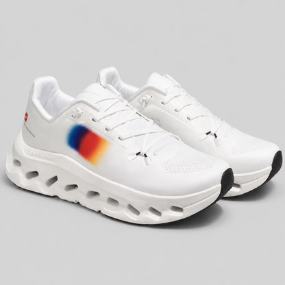 Men Retro Sneaker - Lace Up Multi Panel Streetwear Trainers
