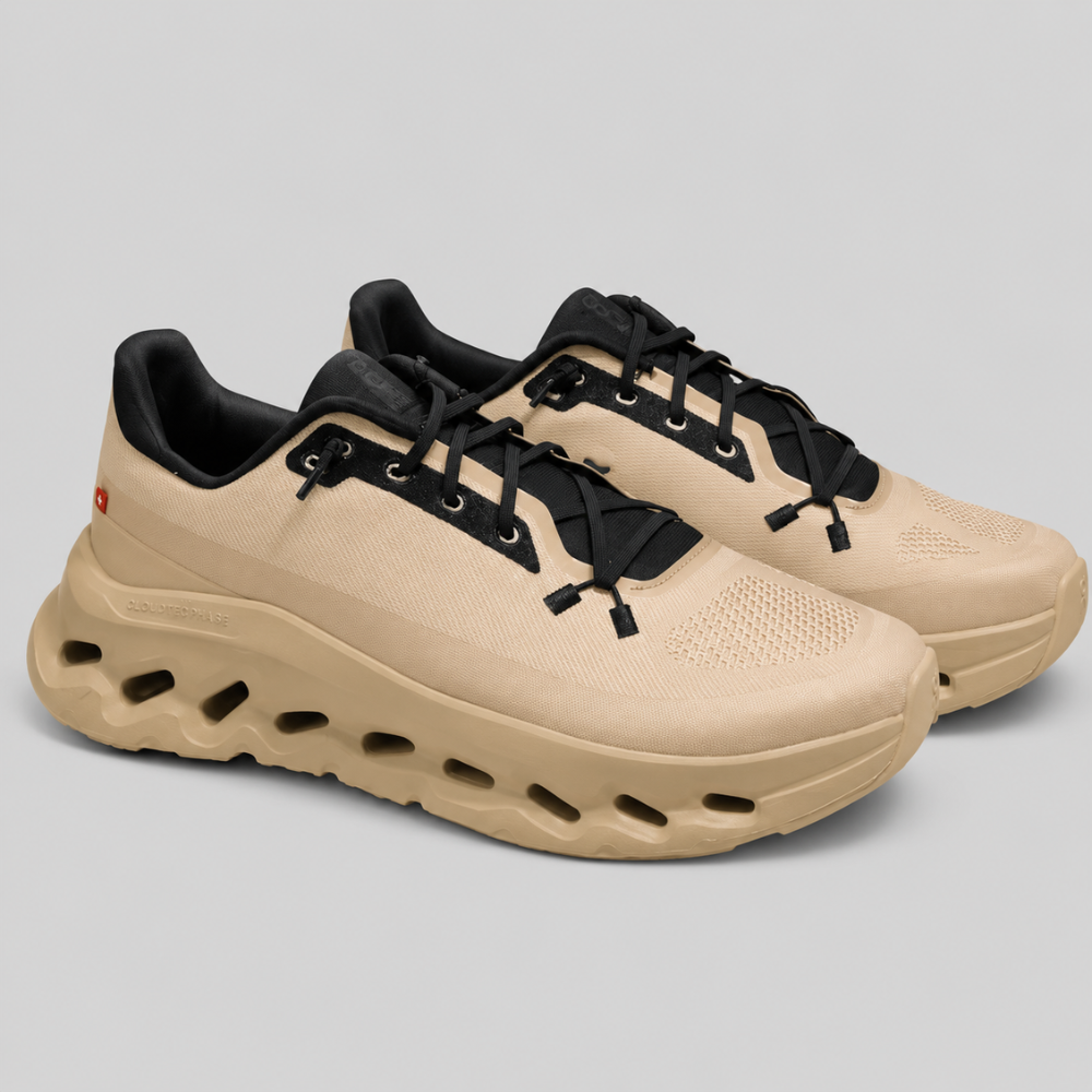 Men Retro Sneaker - Lace Up Multi Panel Streetwear Trainers