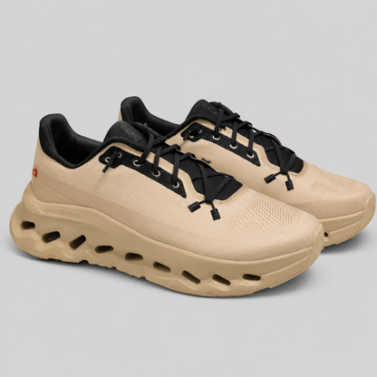 Men Retro Sneaker - Lace Up Multi Panel Streetwear Trainers