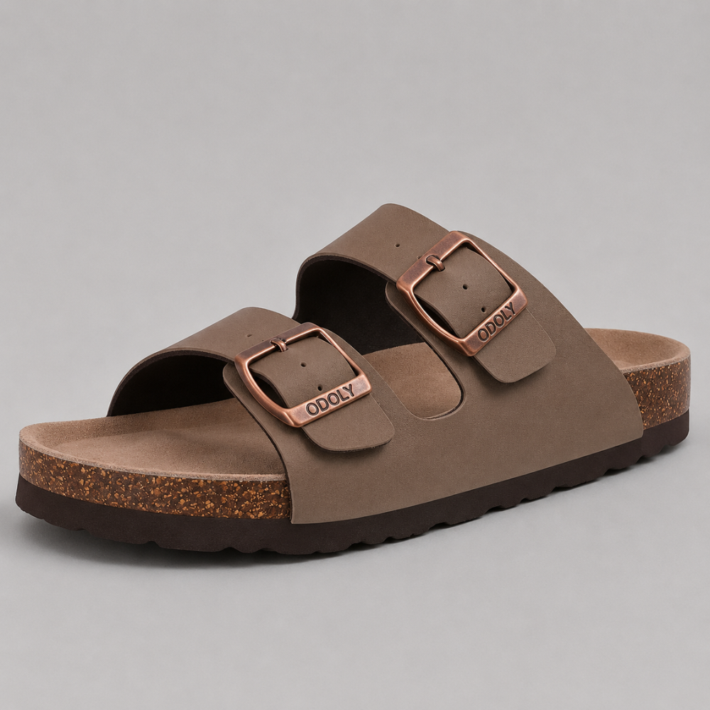 Men Slippers Adjustable - Buckle Casual Slide Sandals