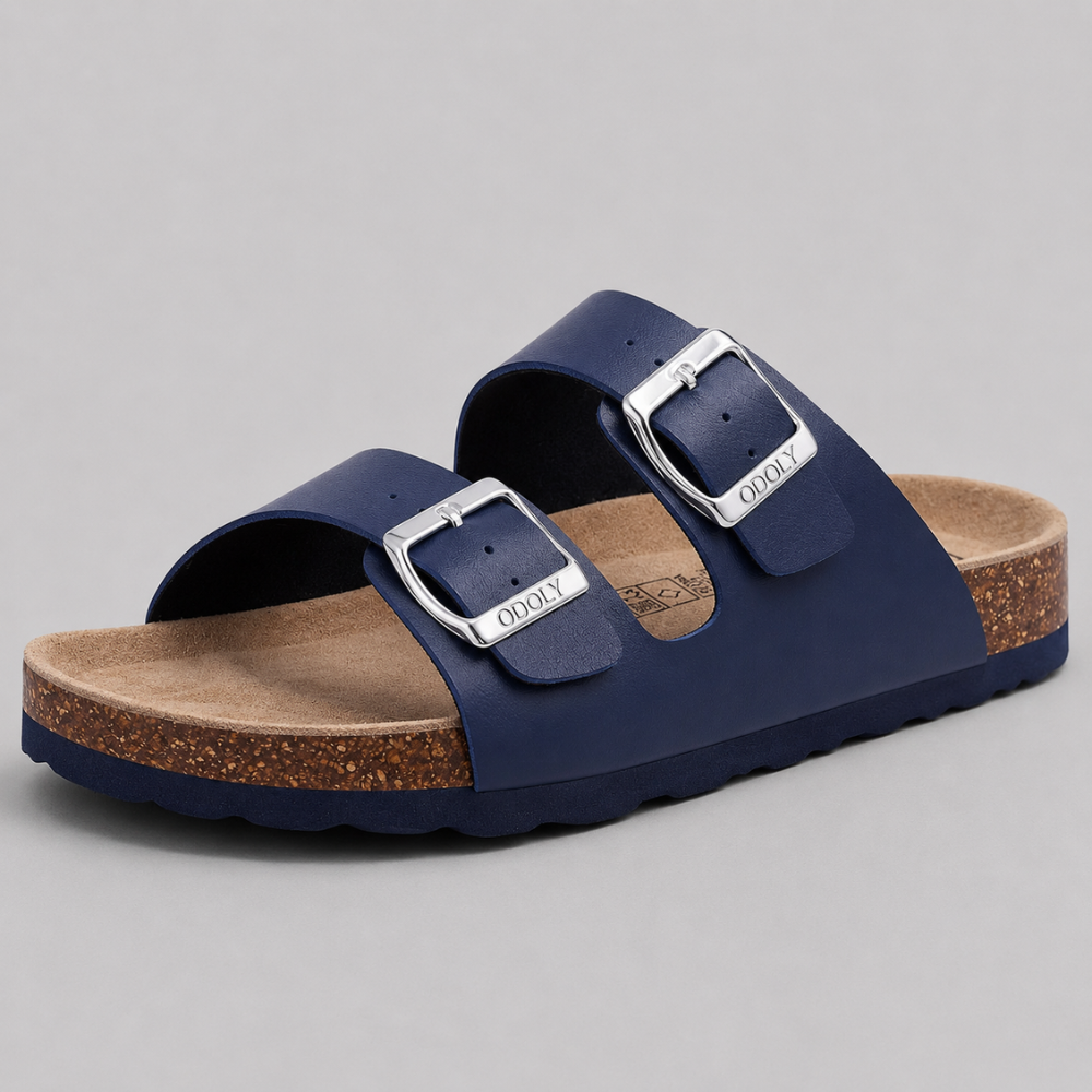 Men Slippers Adjustable - Buckle Casual Slide Sandals