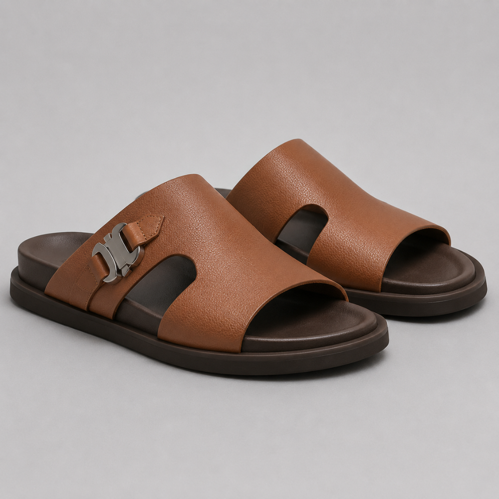Men Slippers Breathable - Buckle Beach Slide Sandals