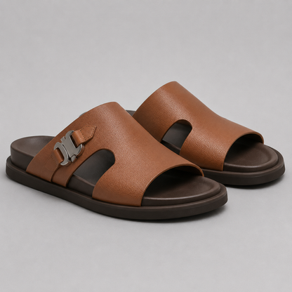 Men Slippers Breathable - Buckle Beach Slide Sandals