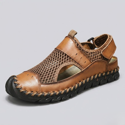 Men Summer Sandal Closed Toe Slip-On Casual Shoes
